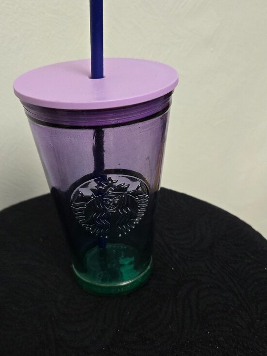 Other - Starbucks Purple/Green Ombre Glass